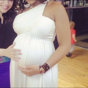 Beautiful maternity maxi dress
